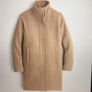 Camel Wool Cocoon Coat
